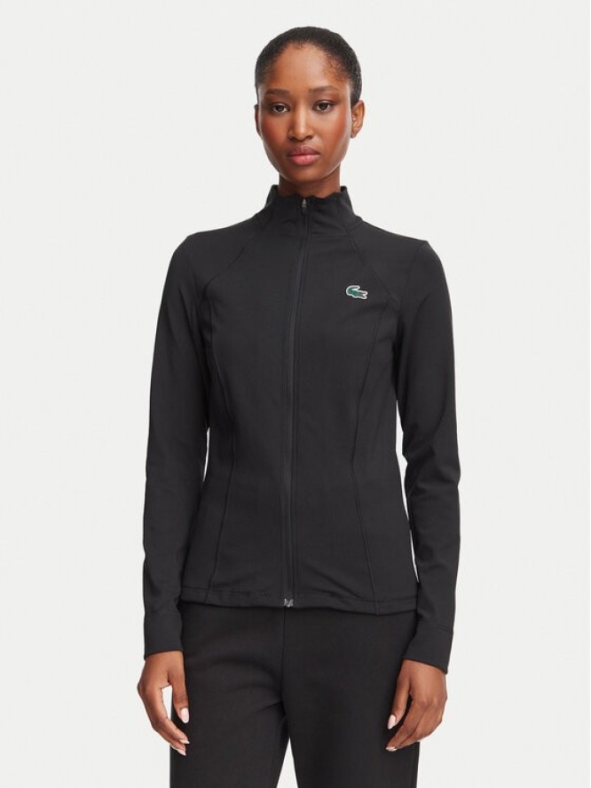 Lacoste Bluza techniczna SF0145 Czarny Slim Fit