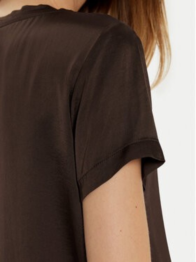 ViCOLO T-Shirt TS0201 Brązowy Regular Fit