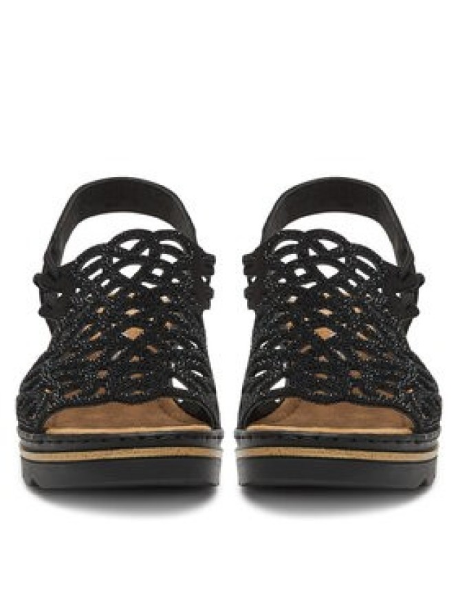 Rieker Sandały CEO-67465-00 Czarny