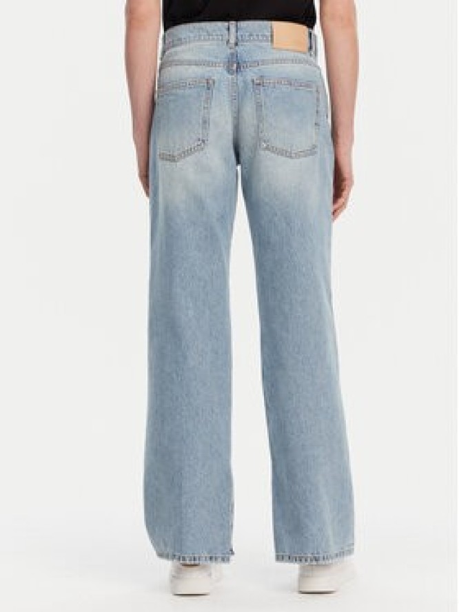 ViCOLO Jeansy DD5065 Niebieski Wide Leg