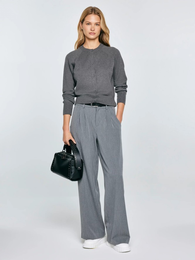 Kardigan damski bawełniany szary Karina 902