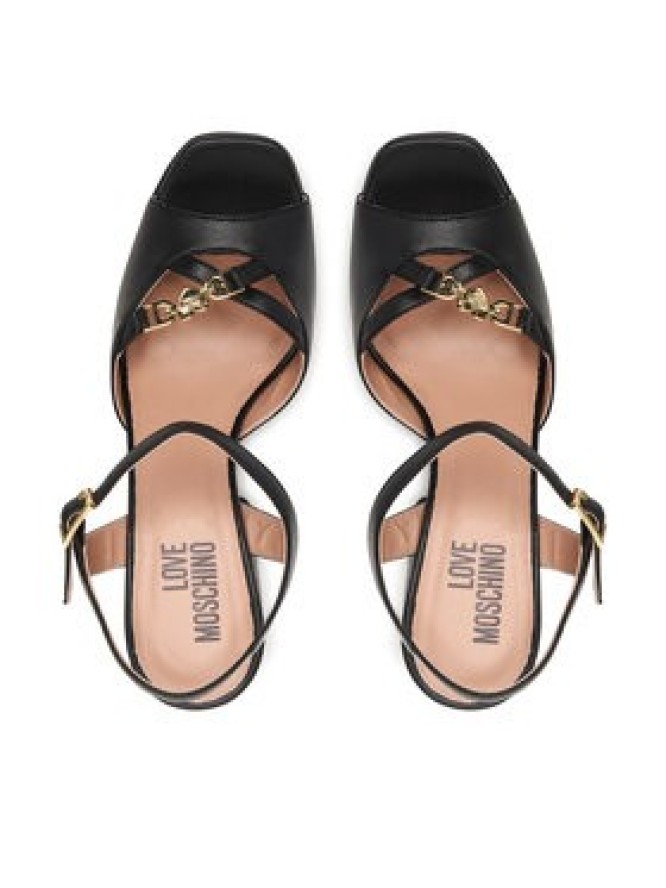 LOVE MOSCHINO Sandały JA1604CG1OIE0000 Czarny