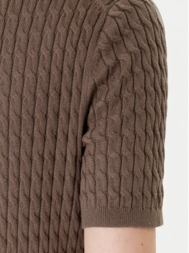 Tommy Hilfiger Kardigan WW0WW45707 Brązowy Slim Fit