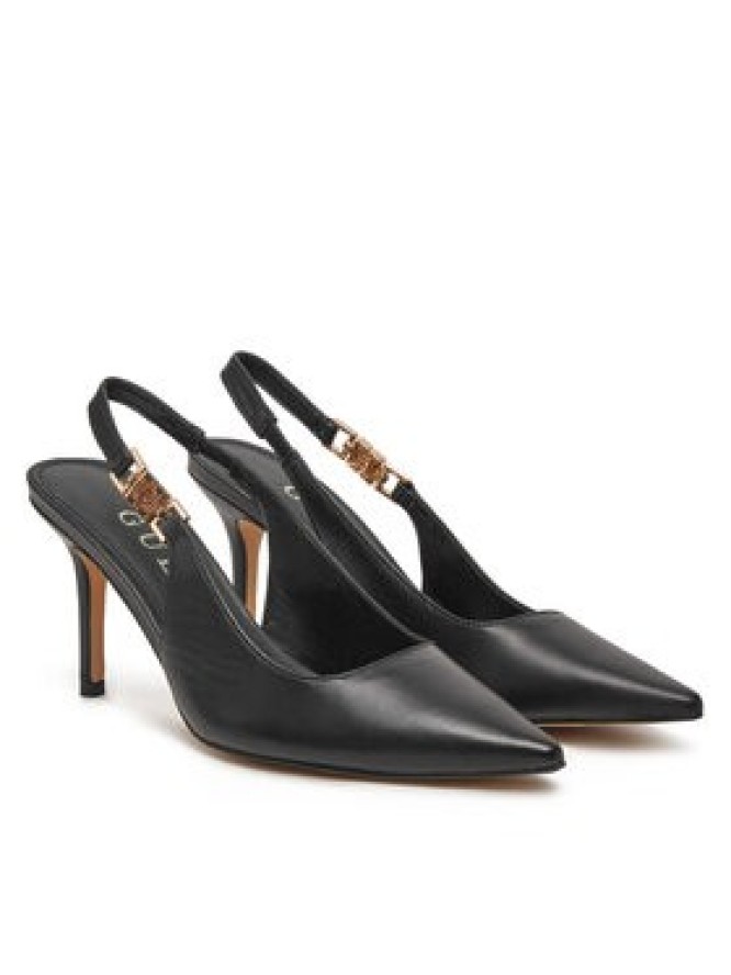 Guess Szpilki FLPNS3 LEA05 Czarny