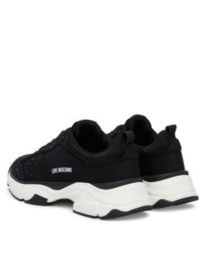 LOVE MOSCHINO Sneakersy JA15406G1OIM0000 Czarny