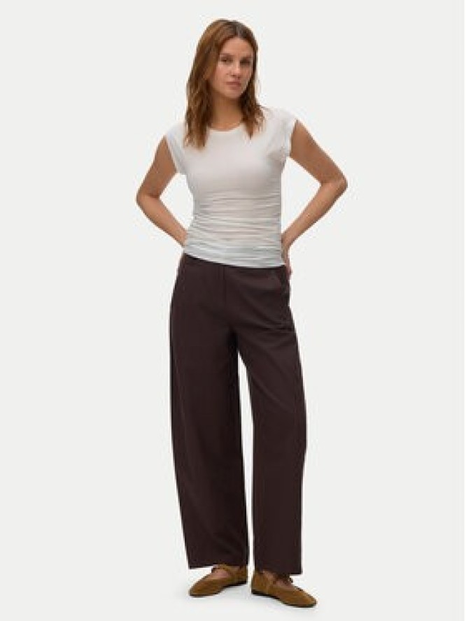 Vero Moda T-Shirt Avasarah 10342876 Biały Slim Fit