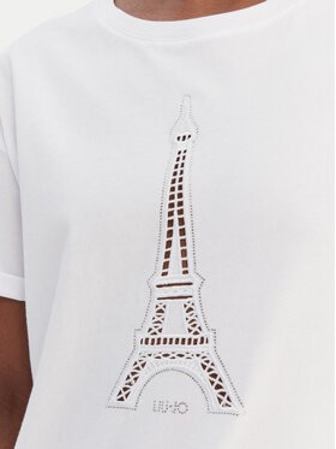Liu Jo T-Shirt WA6413 JS904 Biały Regular Fit