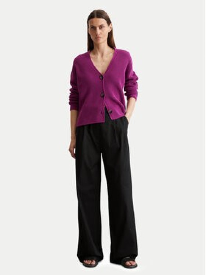 Marc O'Polo Kardigan 506 6059 61069 Fioletowy Relaxed Fit