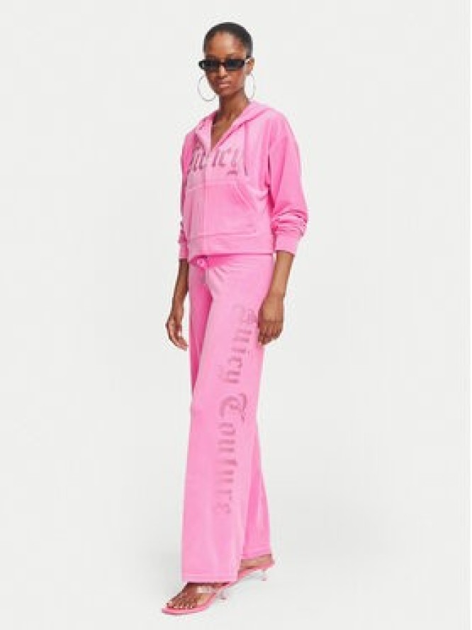 Juicy Couture Spodnie dresowe Old Gothic JCWBJ226334 Różowy Regular Fit