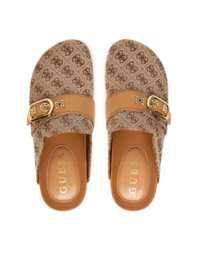 Guess Klapki FLPGAL FAL06 Beżowy