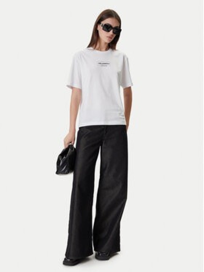 Karl Lagerfeld Jeans T-Shirt A4W17003 Biały Relaxed Fit
