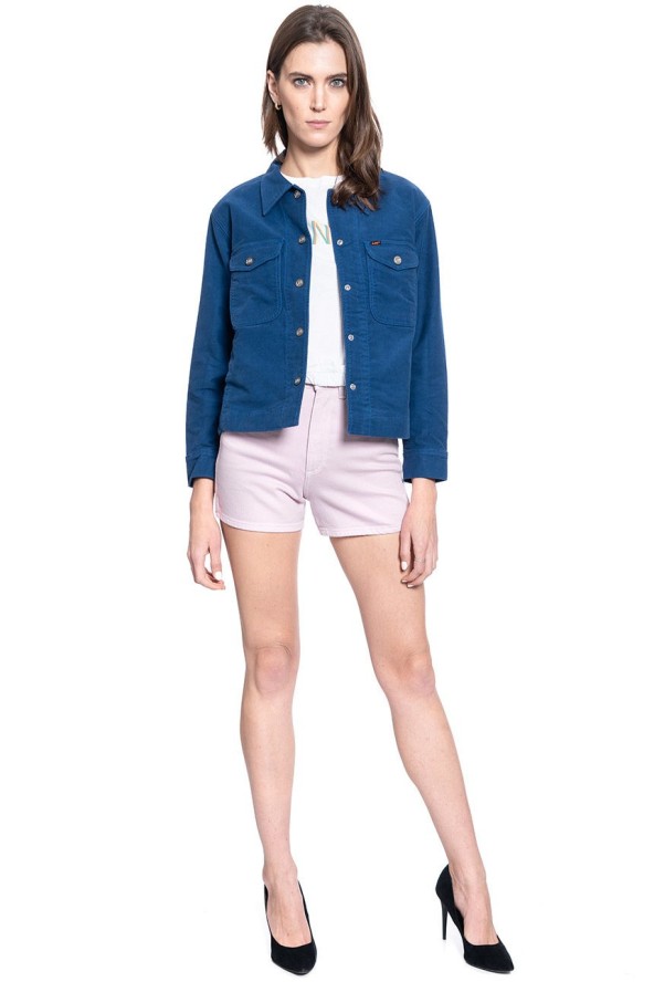 LEE MILITARY OVERSHIRT ESTATE BLUE DAMSKA KURTKA PRZEJŚCIOWA L51BQN17 112111514