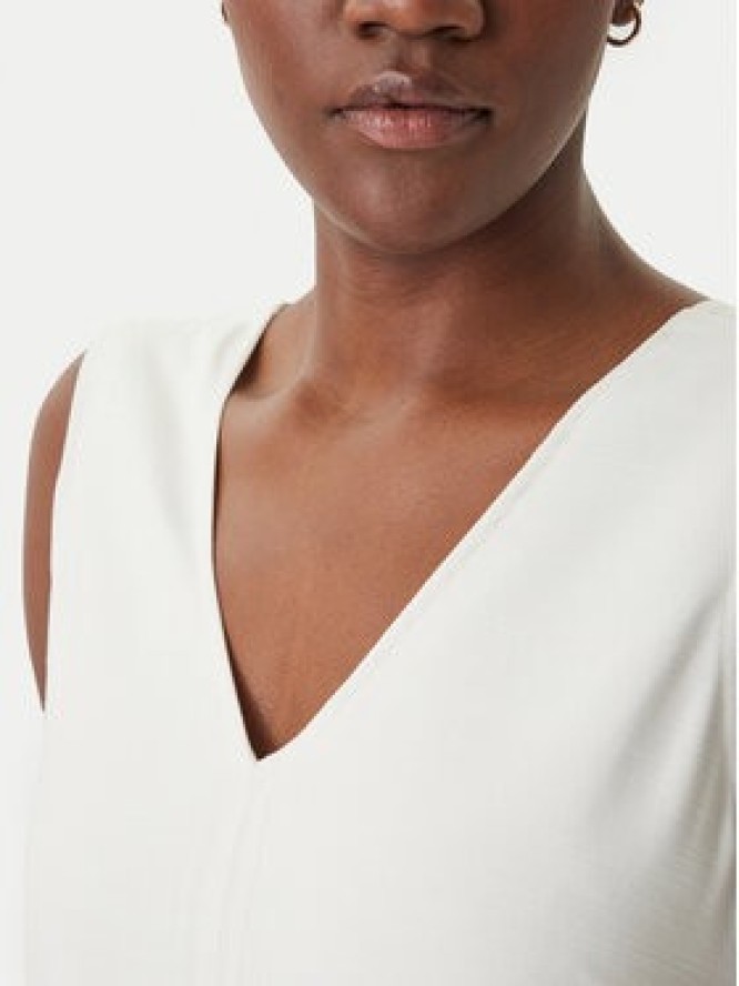 Calvin Klein Sukienka codzienna LV044F012G Écru Regular Fit