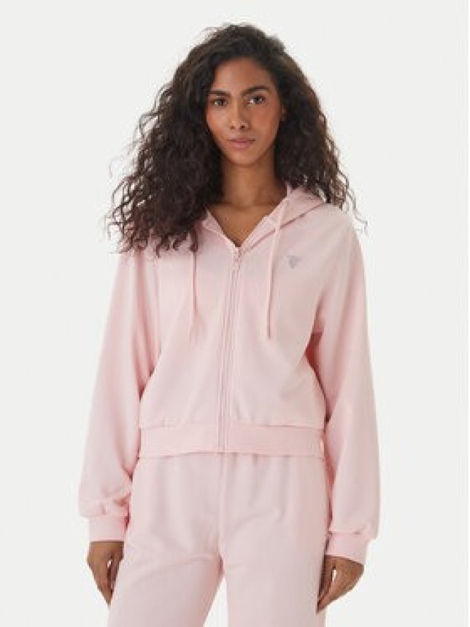 Guess Bluza V6GQ15 K3093 Różowy Regular Fit
