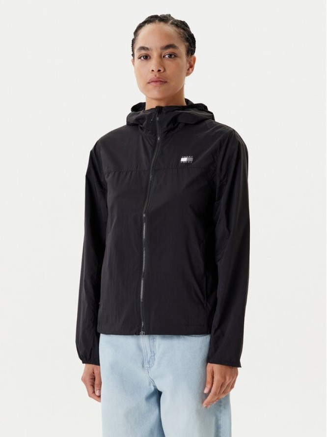 Tommy Jeans Wiatrówka DW0DW21188 Czarny Regular Fit