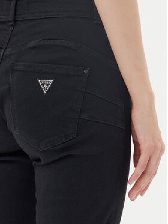 Guess Jeansy W4BA34 D4PZ1 Czarny Skinny Fit