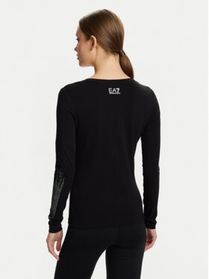 EA7 Emporio Armani Bluzka 7W000522 AF10373 UC001 Czarny Regular Fit