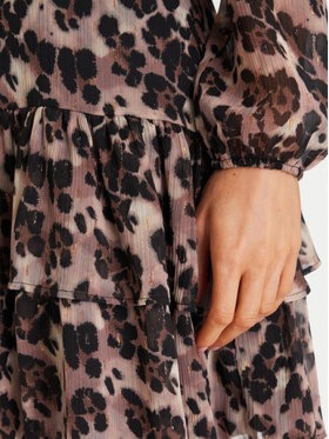 Morgan Sukienka codzienna 252-RLEOL.F Brązowy Regular Fit