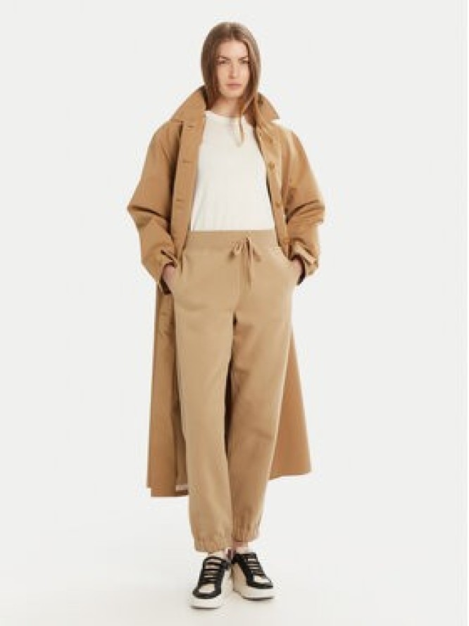 Weekend Max Mara Spodnie dresowe Olimpia 2515781031 Beżowy Regular Fit