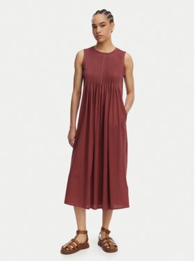 Weekend Max Mara Sukienka codzienna Ricordo 2615621022 Bordowy Regular Fit
