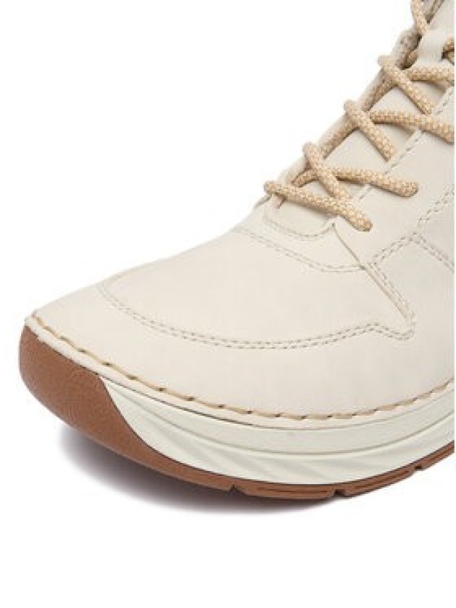 Rieker Trzewiki 44555-60 Écru