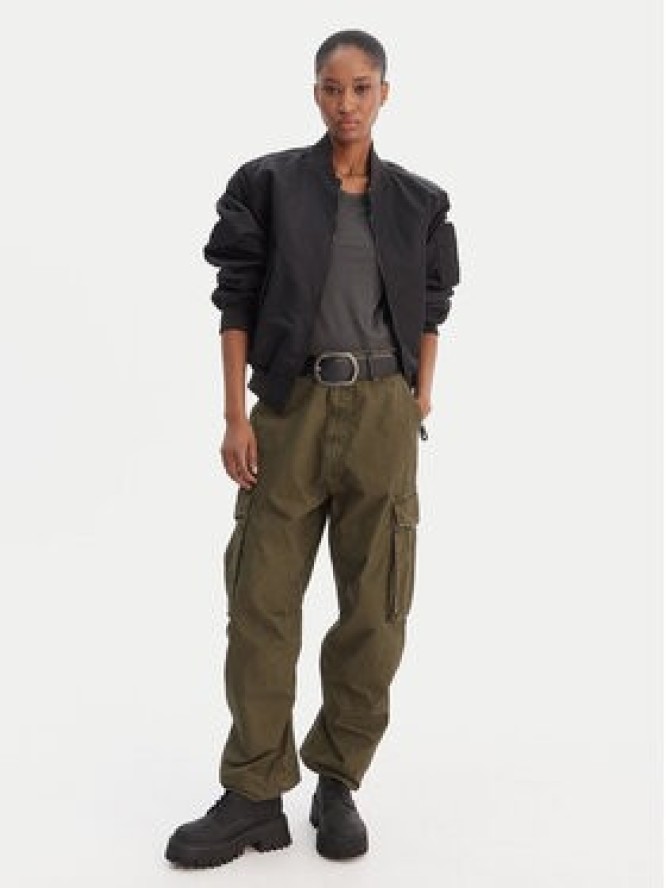 G-Star Raw Spodnie materiałowe D28756-D388 Zielony Boyfriend Fit