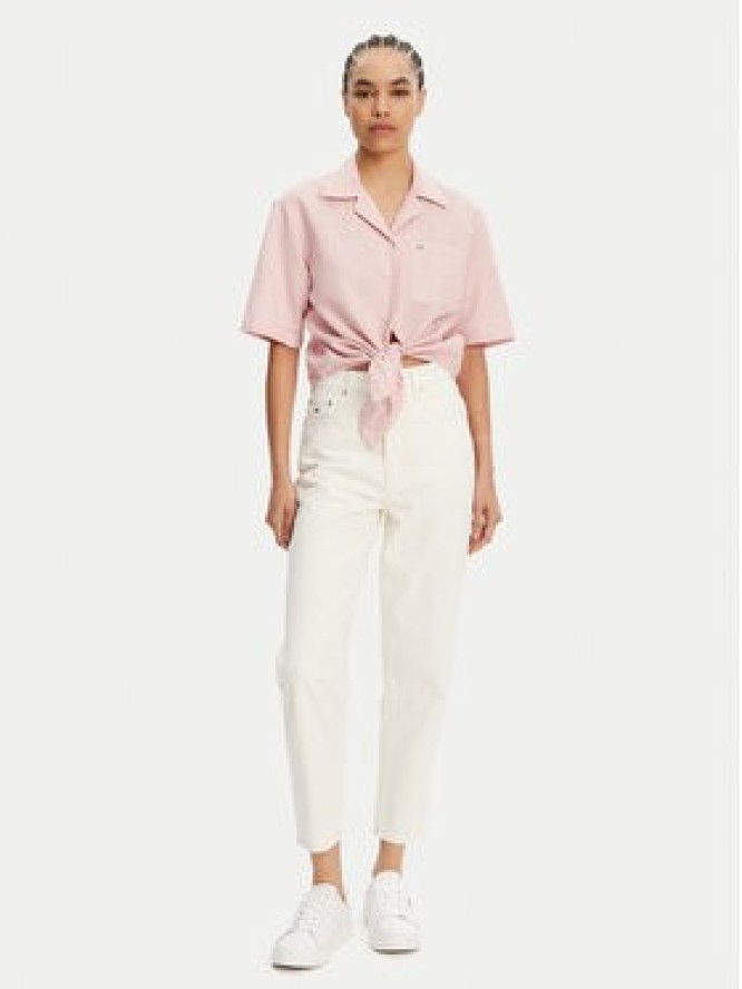 Tommy Jeans Jeansy DW0DW20042 Beżowy Mom Fit