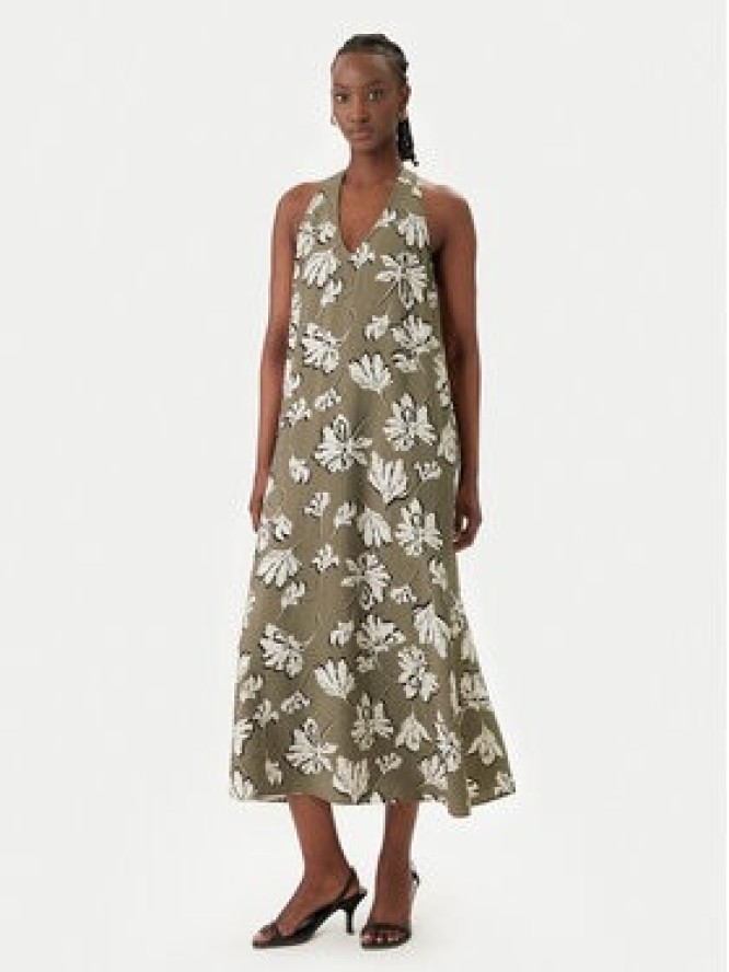 Vero Moda Sukienka letnia Jennifer 10341973 Zielony Regular Fit