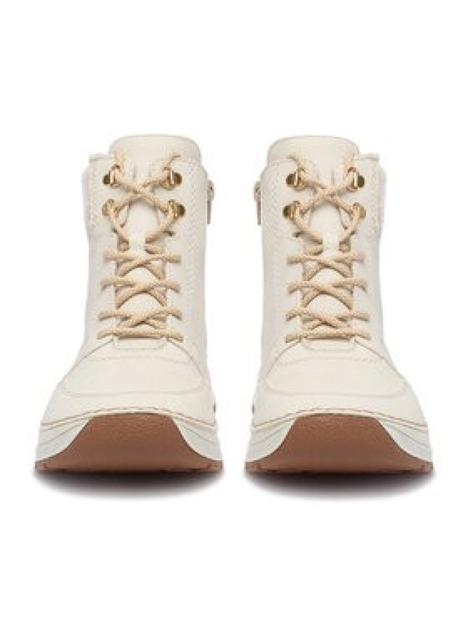 Rieker Trzewiki 44555-60 Écru