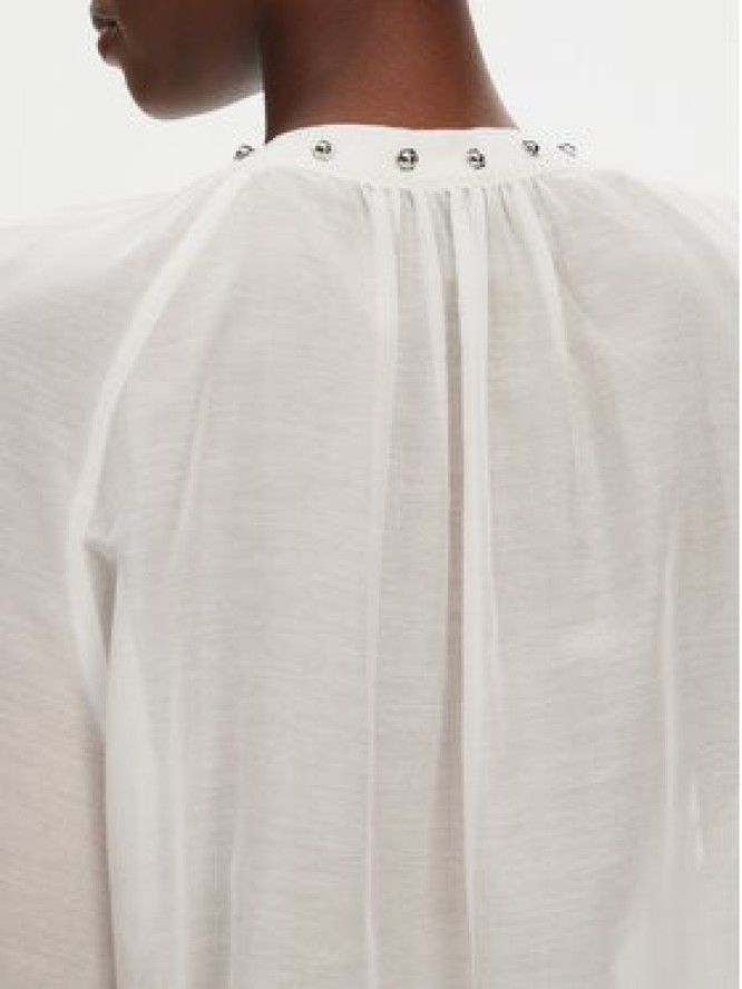 PINKO Bluzka Darren 105281 A2M7 Biały Regular Fit