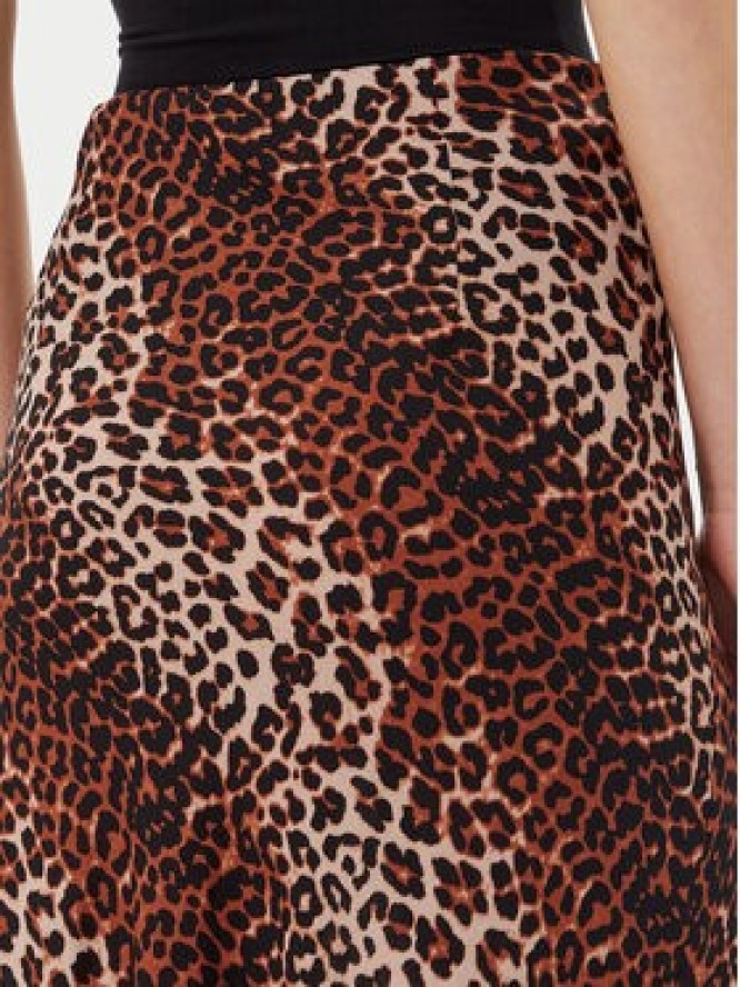 Pieces Spódnica midi Nya 17147811 Brązowy Regular Fit