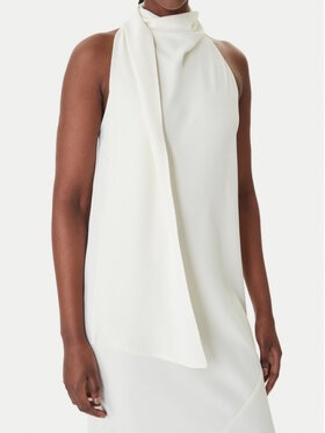 Marella Sukienka koktajlowa Ninfee 2613221083 Écru Regular Fit