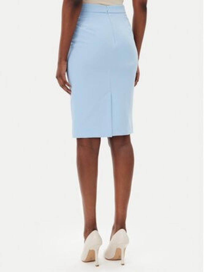 Maryley Spódnica ołówkowa 25EB701/43MA Błękitny Regular Fit