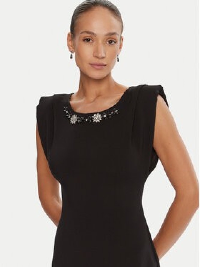 Rinascimento Sukienka koktajlowa CFC0020043002 Czarny Slim Fit