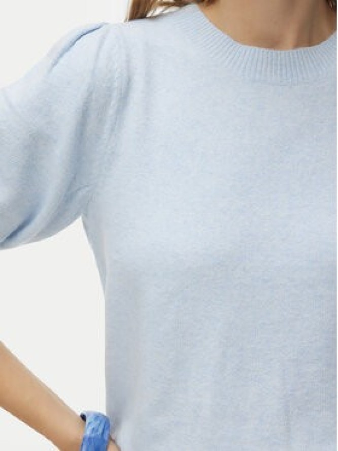 Vero Moda Sweter Doffy 10278313 Błękitny Regular Fit