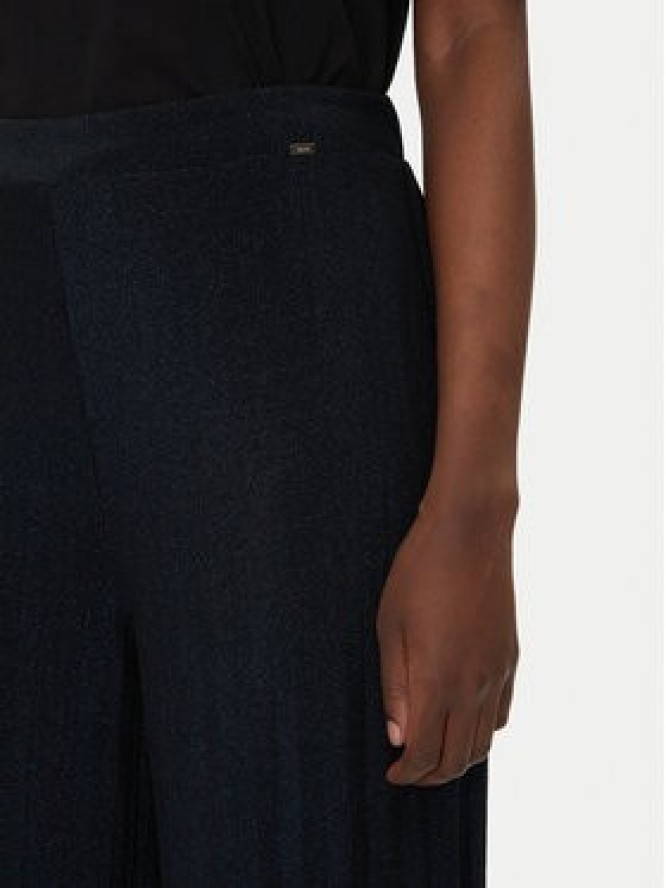 Gaudi Spodnie palazzo 511FD24002 Granatowy Regular Fit