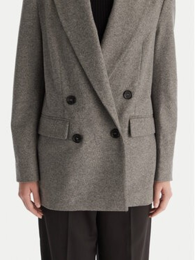 PINKO Marynarka Amora Giacca 106099 A2ZU Szary Regular Fit