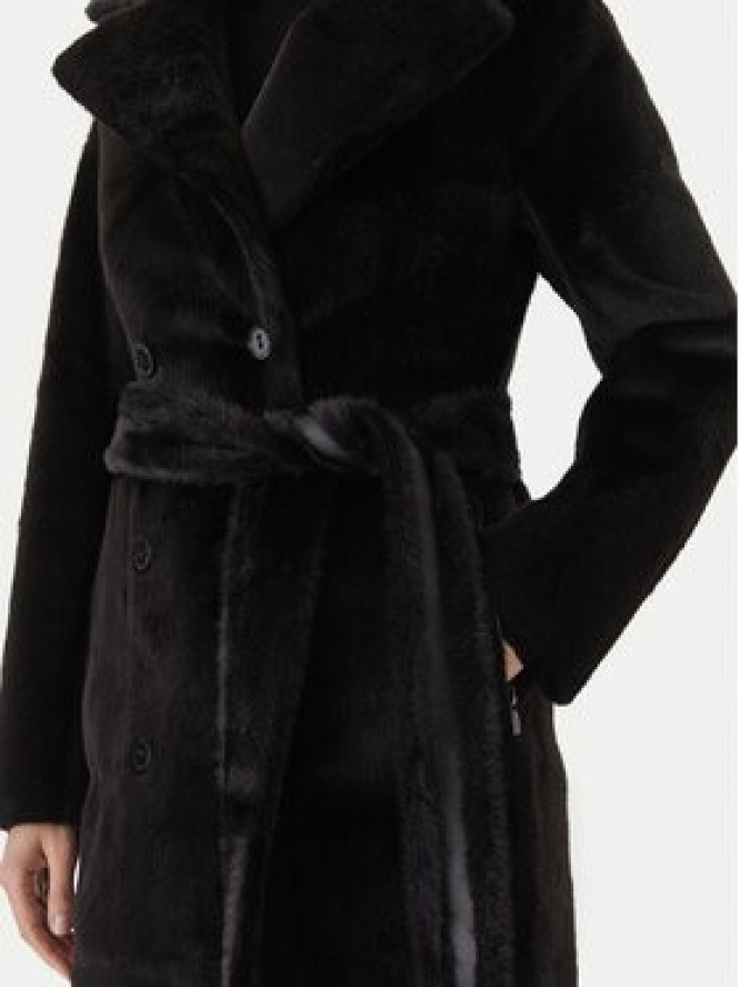 LOLA CASADEMUNT Płaszcz zimowy LF2501015 Czarny Regular Fit