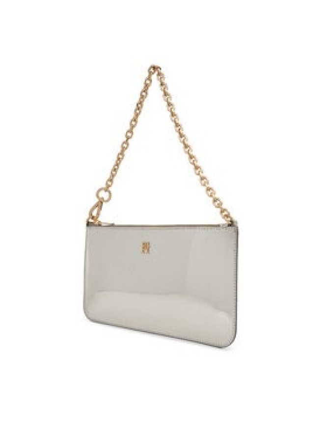 Tommy Hilfiger Torebka Th Icon Chain Shoulder Pouch Met AW0AW18219 Srebrny