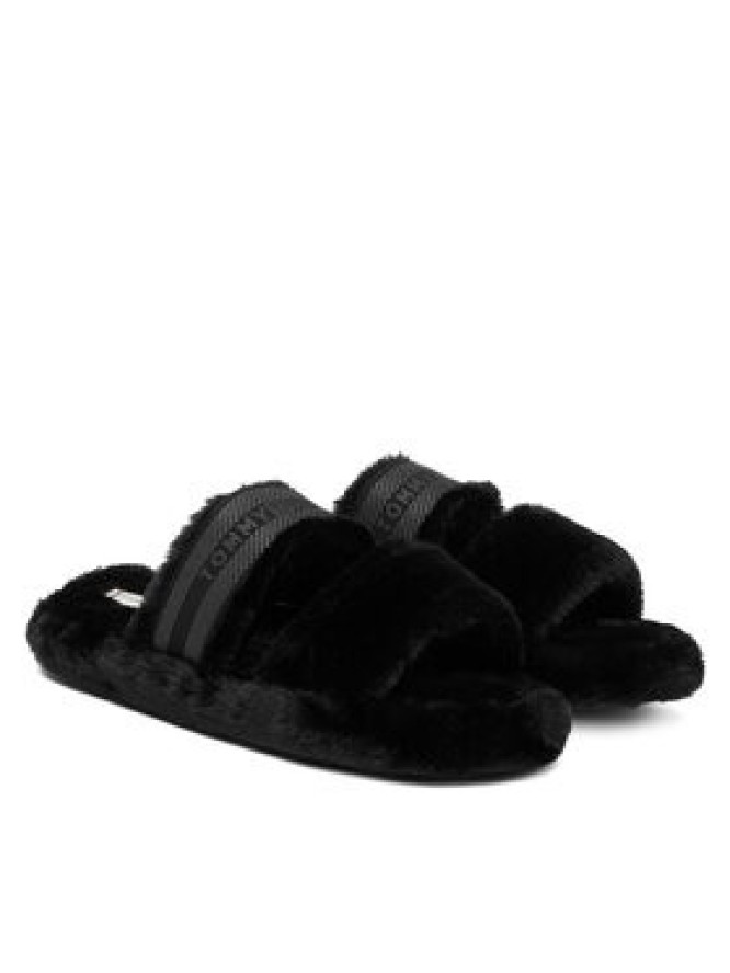 Tommy Hilfiger Kapcie Hilfiger Fur Slipper FW0FW08854 Czarny