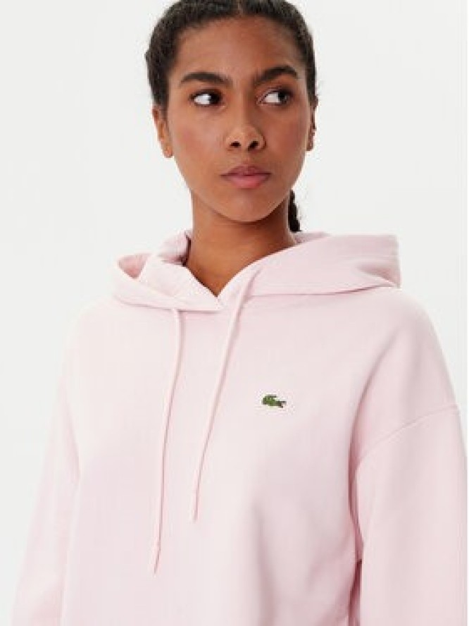 Lacoste Bluza SF7612 Różowy Oversize