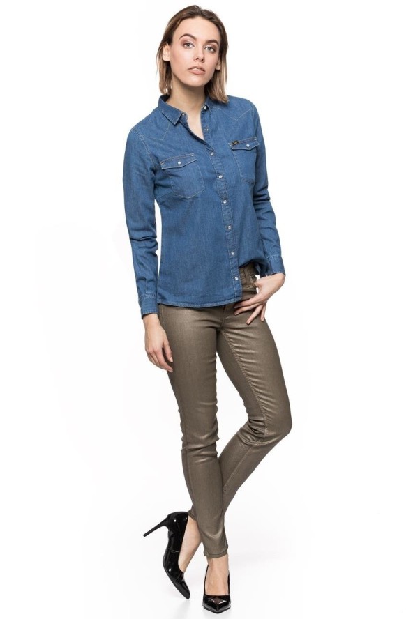 SPODNIE DAMSKIE LEE SCARLETT GOLD L526EEPO