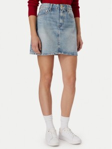 Tommy Hilfiger Spódnica jeansowa WW0WW50007 Niebieski Regular Fit