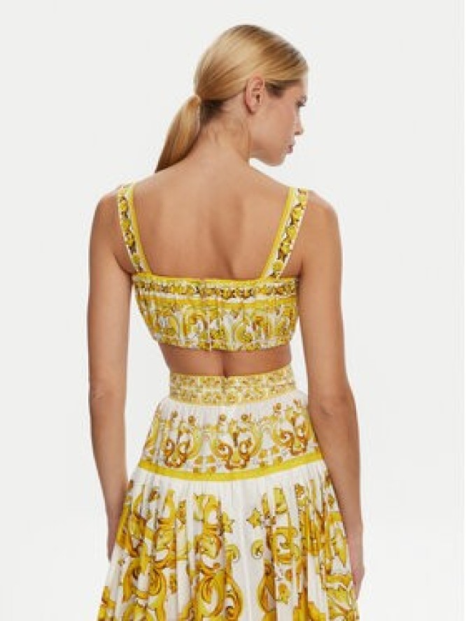 Dolce&Gabbana Top F755PT HH5EA Żółty Regular Fit