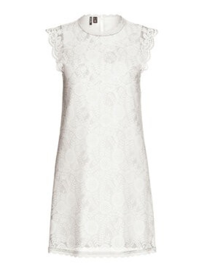 Pieces Sukienka codzienna Olline 17146419 Biały Regular Fit