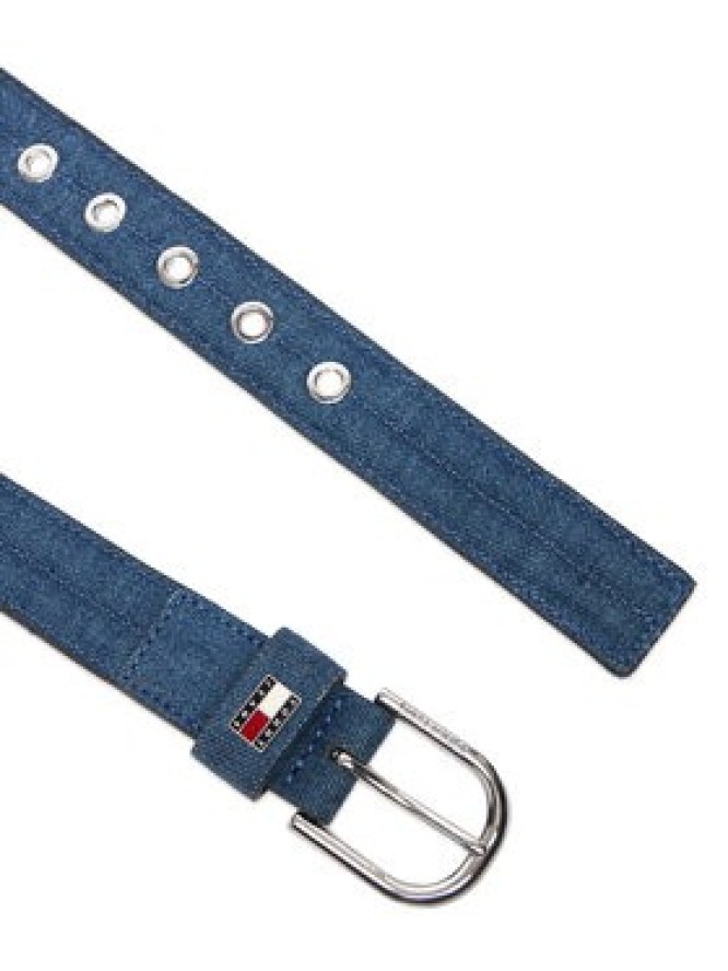 Tommy Jeans Pasek Damski Denim Cool 3.5 AW0AW18046 Niebieski