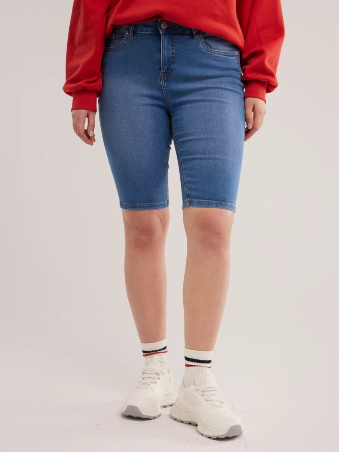 Szorty damskie jeansowe niebieskie Shira 281
