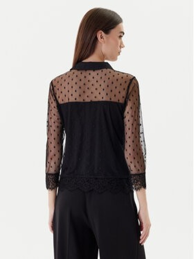 Morgan Bluzka 252-TEREZA Czarny Slim Fit