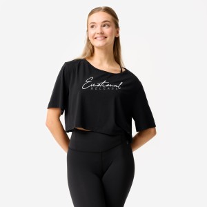 Koszulka do tańca modern jazz damska Domyos crop top.