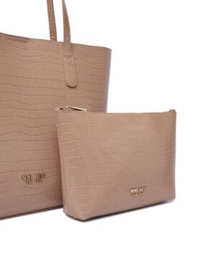 Nine West Torebka CEO-GENTLE GLAM-LDA9920 Beżowy ciemny